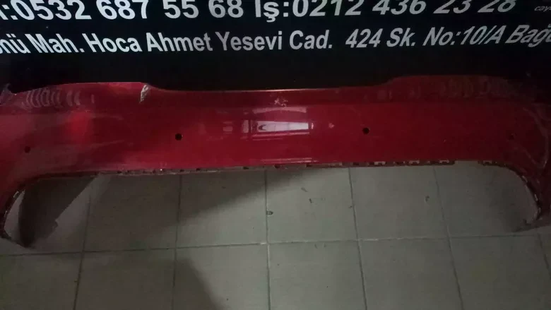 Mercedes W117 CLA Arka Tampon+Difüzör