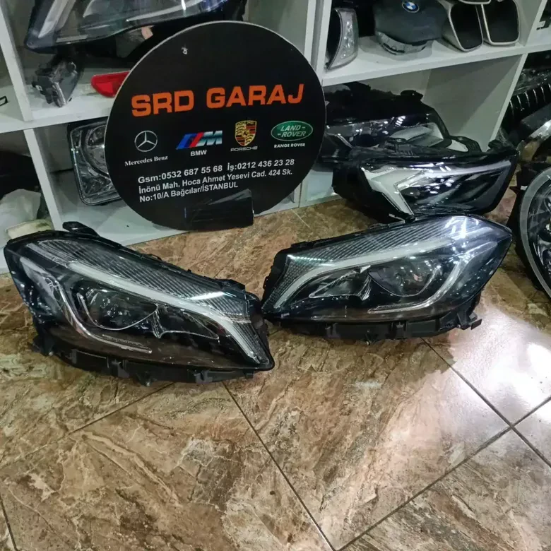 Mercedes W176 A Serisi Makyajlı Kasa LED Far