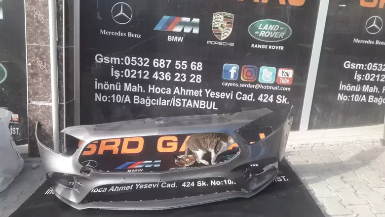 Mercedes W177 AMG Çıkma Boş Ön Tampon