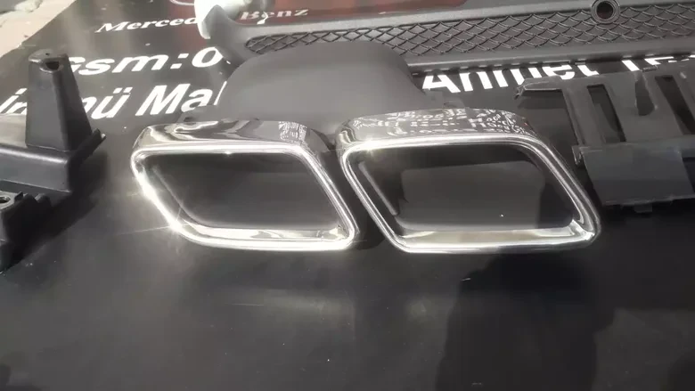 Mercedes W205 2014 2018 C63 Difüzör Set
