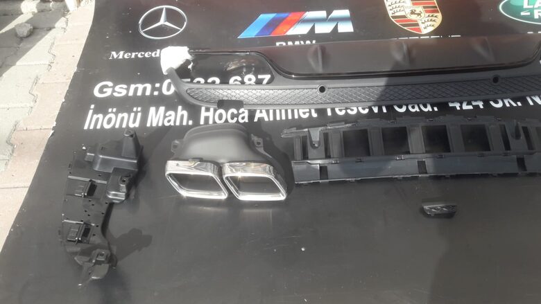 Mercedes W205 2014 2018 C63 Difüzör Set