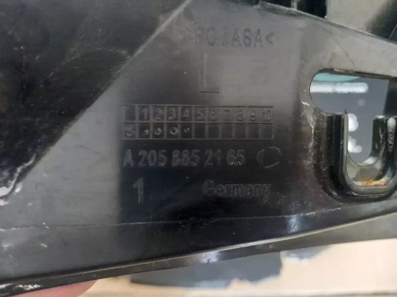 Mercedes W205 Arka Tampon Braketi A2058852165