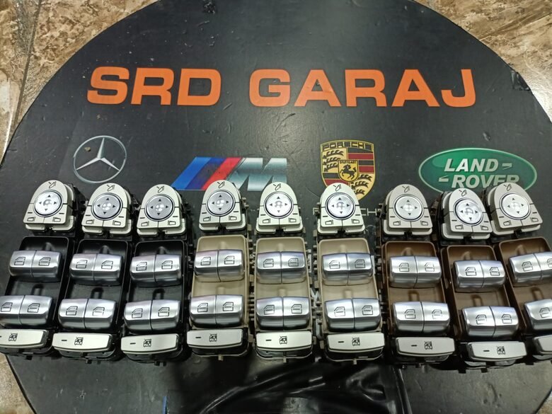 Mercedes W205 W212 W213 Cam Düğmesi 4 Lu