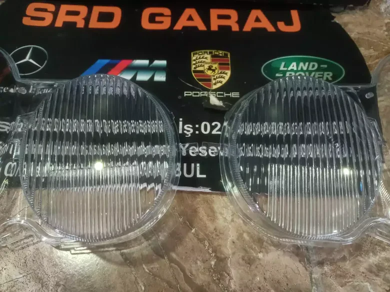 Mercedes W210 1996-2000 Sağ Sol Far Camı