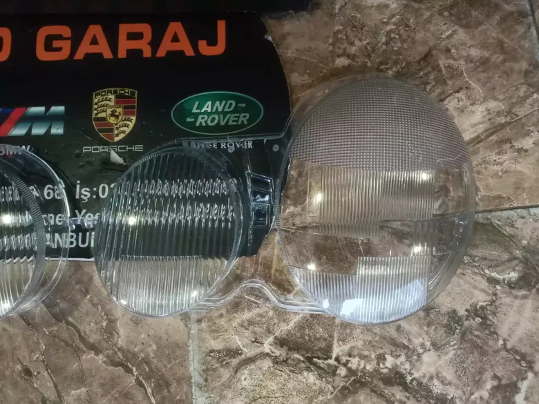 Mercedes W210 1996-2000 Sağ Sol Far Camı