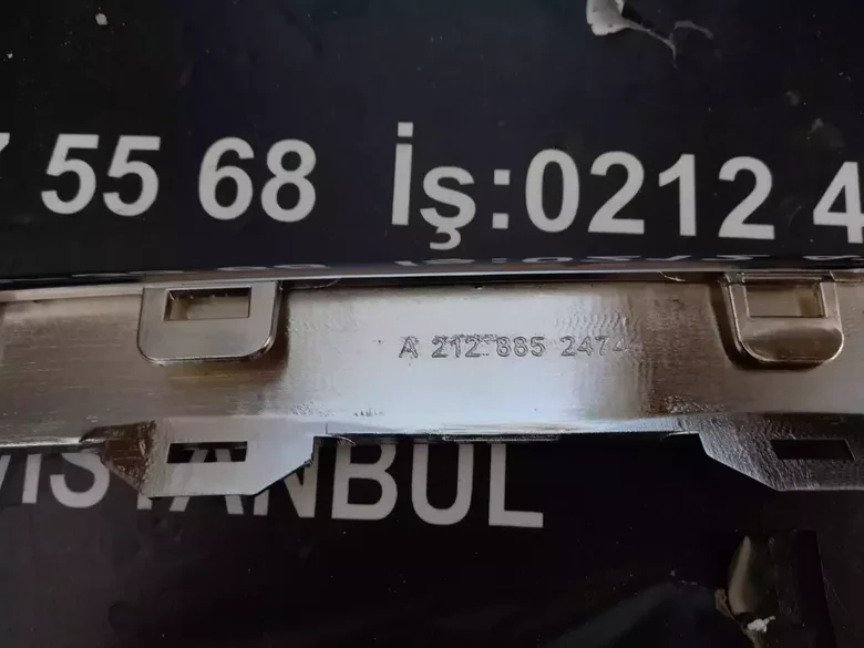Mercedes W212 Ön Tampon Nikelajı