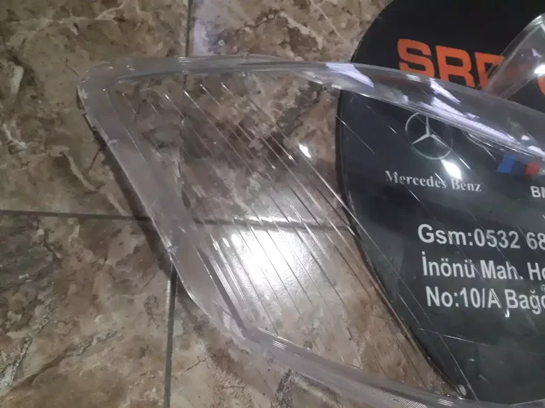 Mercedes W221 2006-2009 Sağ Sol Far Camı