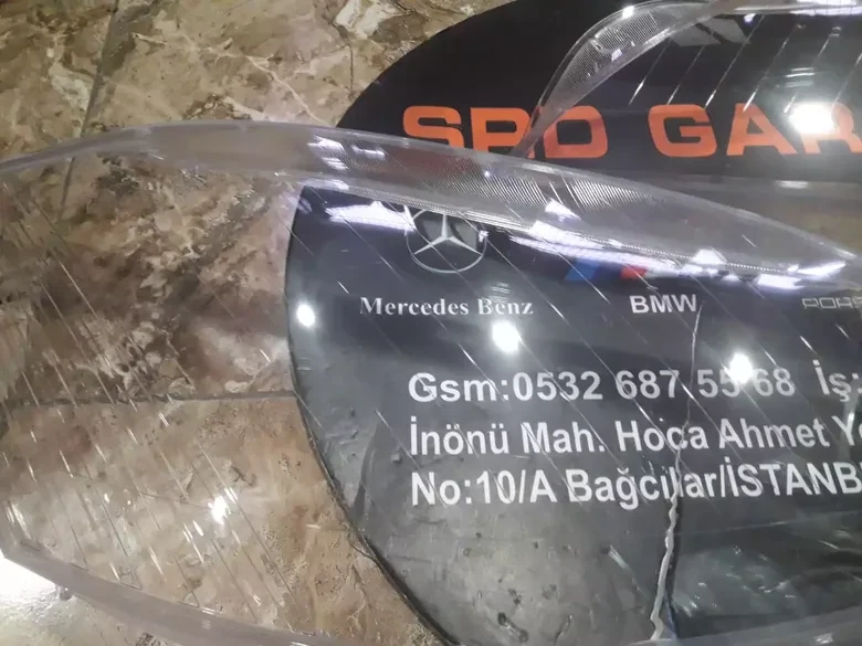 Mercedes W221 2006-2009 Sağ Sol Far Camı