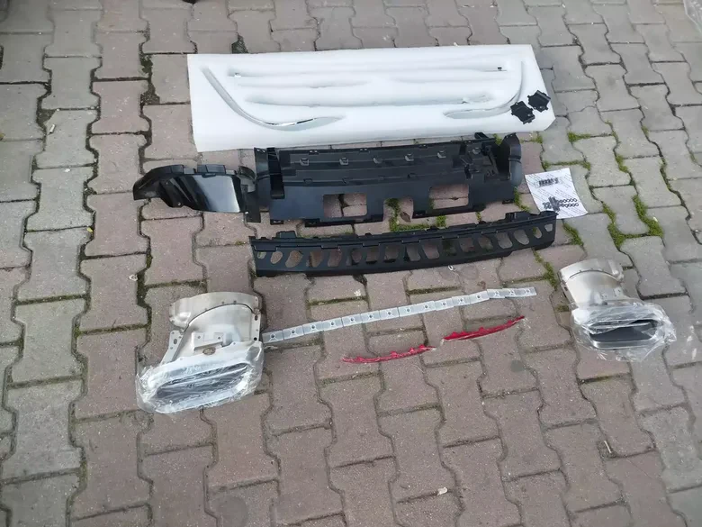 Mercedes W223 Maybach Arka Tampon Dolu