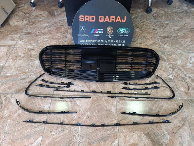 Mercedes W223 S450 AMG Tampon Çıtaları Ve Panjur Shadow Set