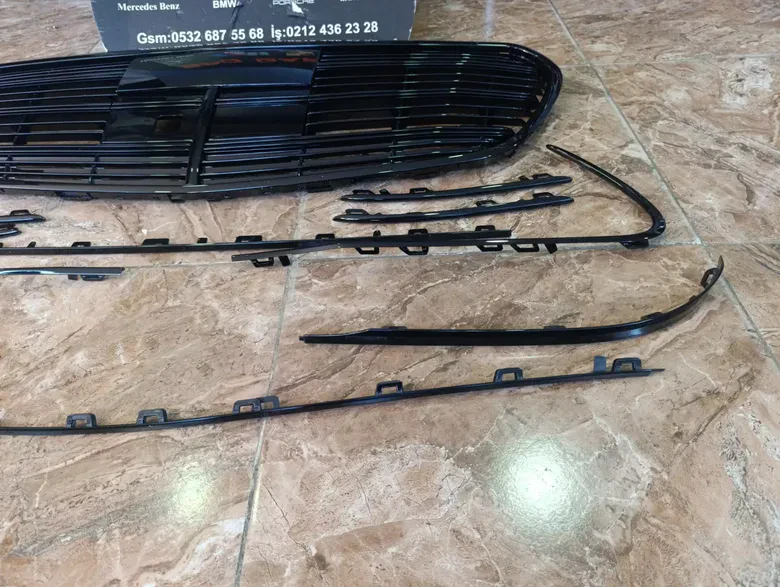 Mercedes W223 S450 AMG Tampon Çıtaları Ve Panjur Shadow Set