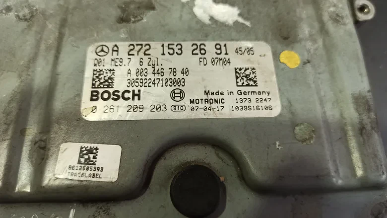 Mersedes Benz ML350 Motor Beyni A2721532691 0261209203