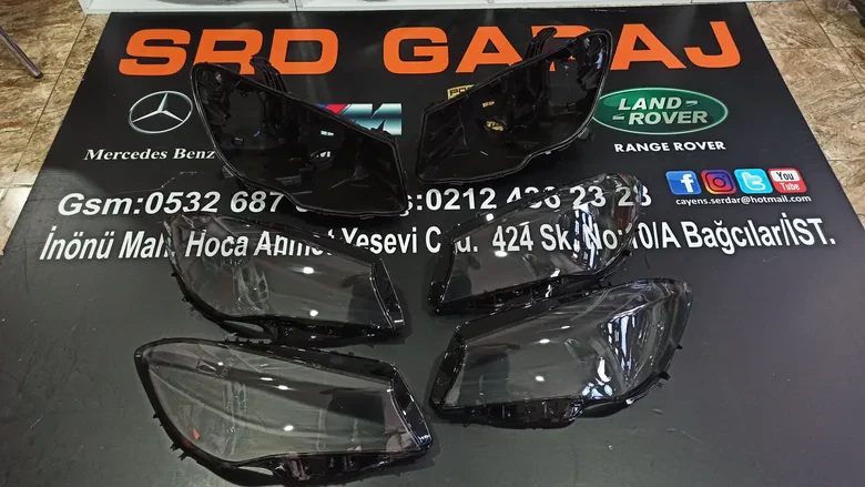 Mersedes CLA W117 Makyajlı Kasa LED Far Camı + Kasası