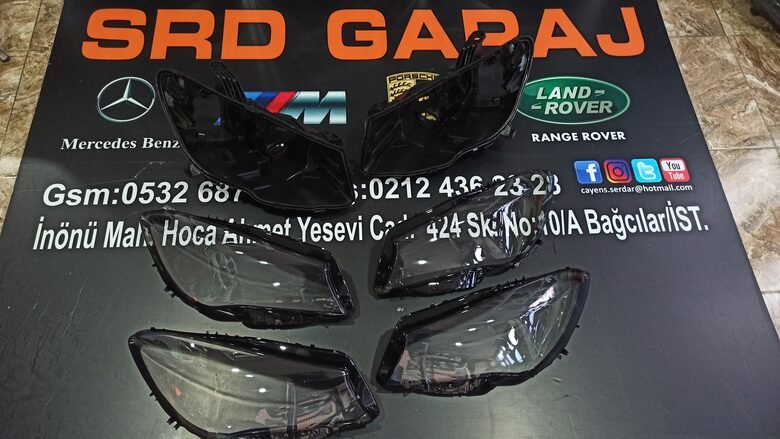 Mersedes CLA W117 Makyajlı Kasa LED Far Camı + Kasası