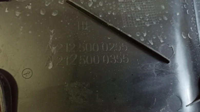Mersedes E Serisi W212 Panel Üst Kaplama A2125000355