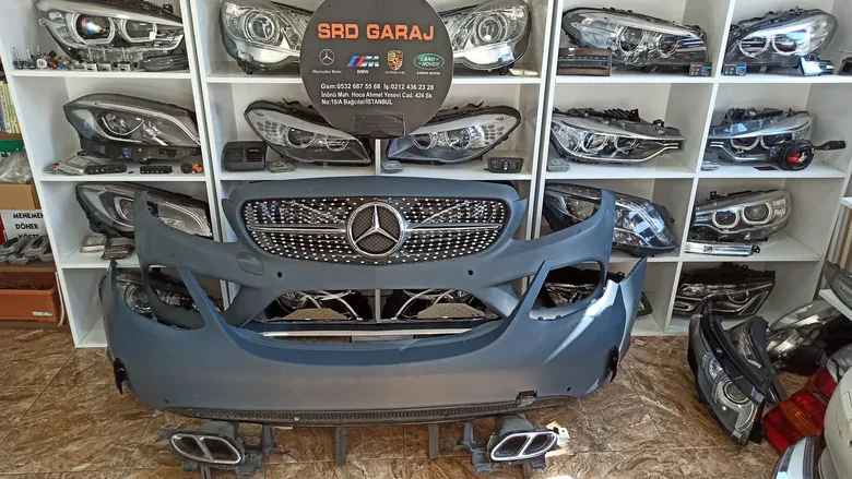 Mersedes W205 C Serisi AMG Ön Arka Tampon Seti
