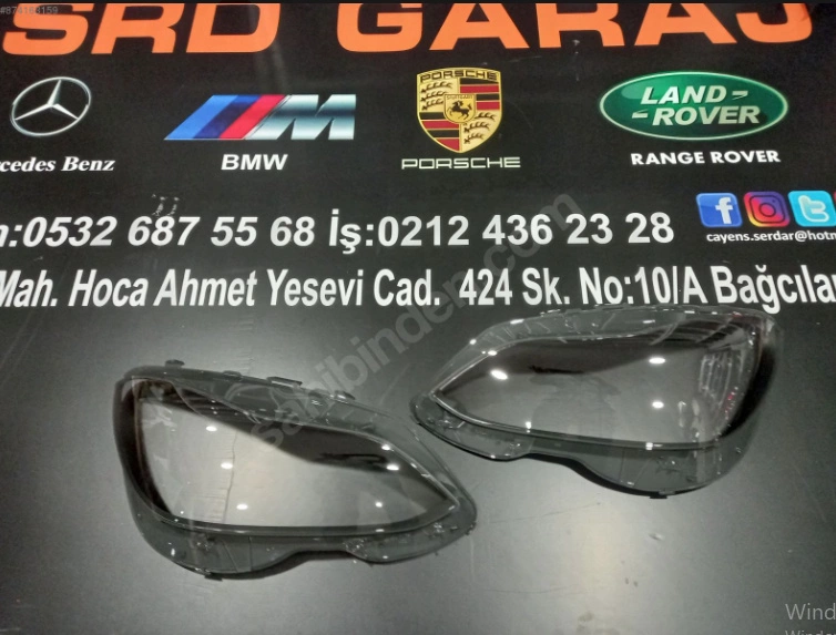 Mersedes W212 Far Camı E180 E200 E250 E300 E350 E400