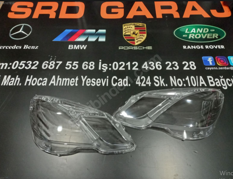 Mersedes W212 Far Camı E180 E200 E250 E300 E350 E400
