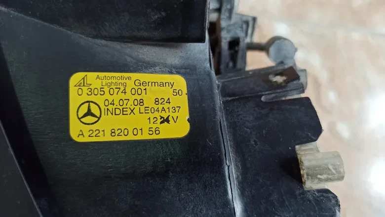 Mersedes W221 S Serisi Gündüz Sis Farı A2218200156 A2218200256