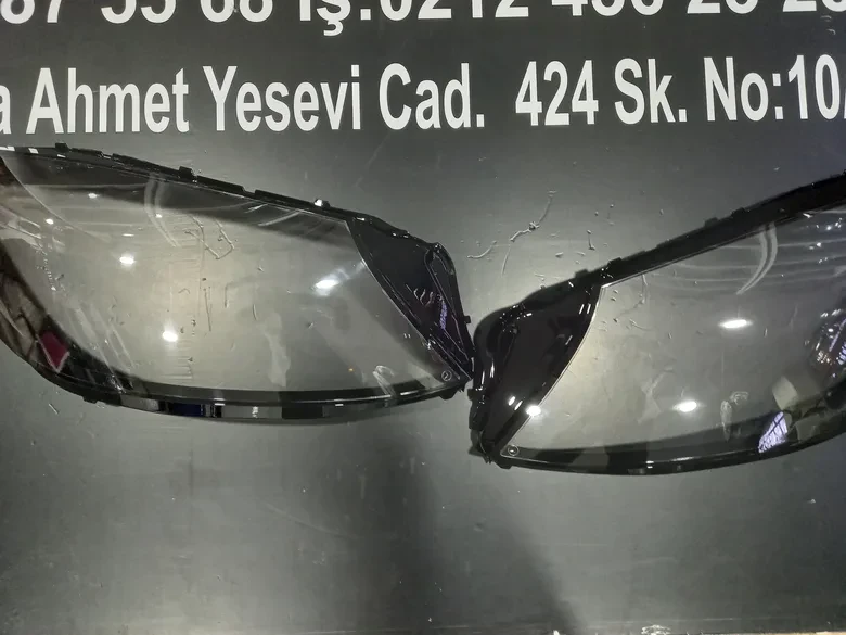 Mersedes W222 S Serisi 2018-2020 Far Camı Orjinal Logolu
