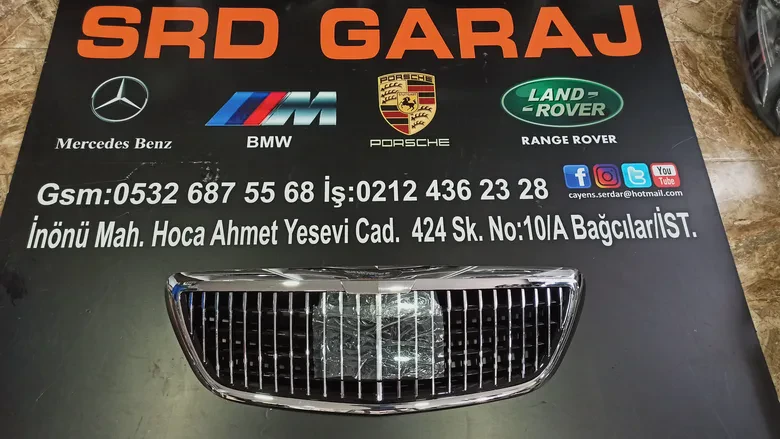 Mersedes W222 S Serisi Maybach Ön Panjur