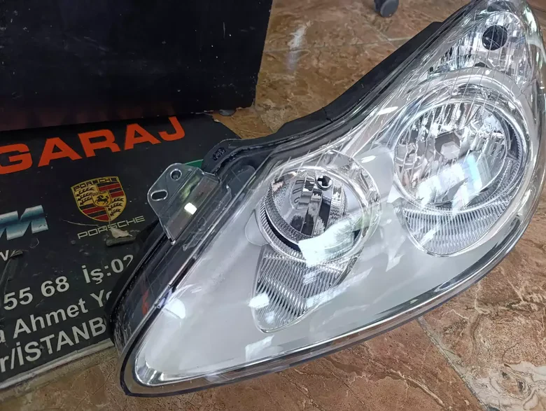 Opel Corsa D 2006-14 Sağ Sol Elektrikli Far Sıfır Yns 93189357 93189358
