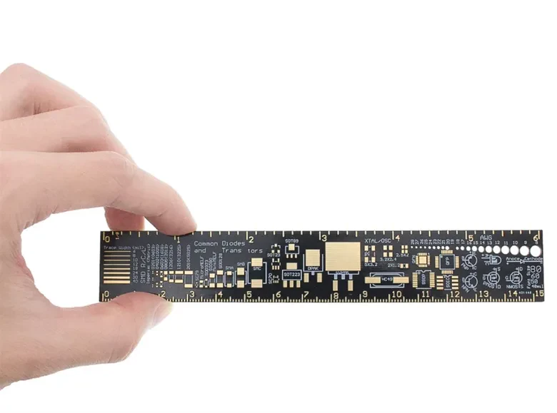 PCB Referans Cetveli 15CM PCB Cetvel Elektronik Mühendisleri İçin