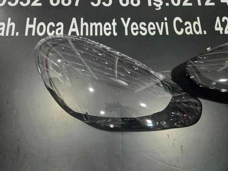 Porsche Cayenne 2015-2018 Sağ Sol Far Camı