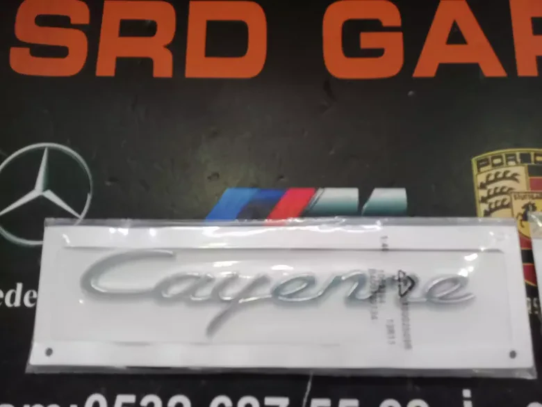 Porsche Cayenne S Bagaj Yazısı
