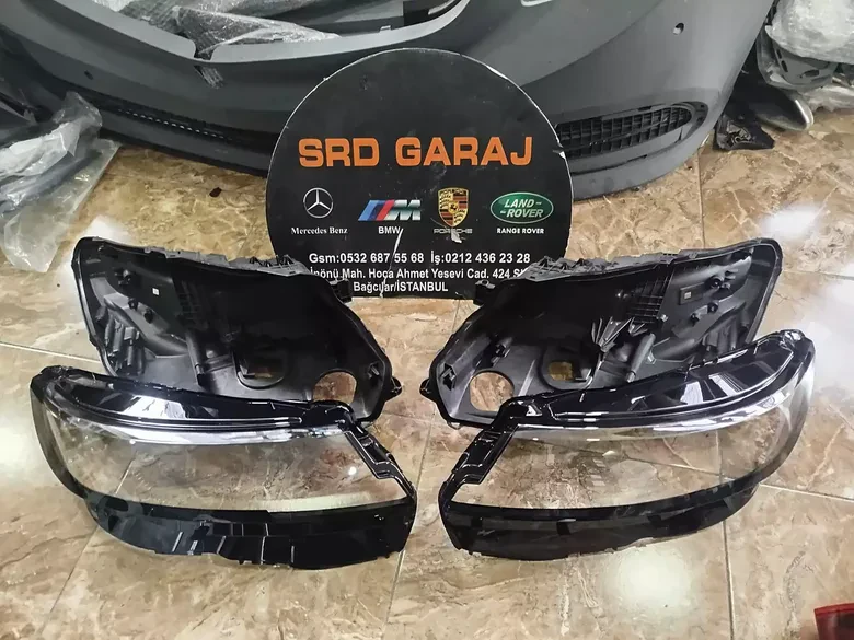 Range Rover Sport 2024 Sağ-Sol Far Camı Ve Kasası