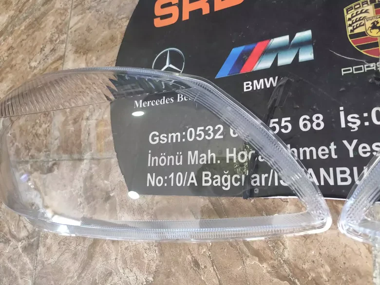 Skoda Fabia 2011- Sağ Sol Far Camı