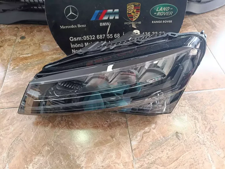 Skoda Super B 2020-21 Sol LED Far 3v1941015c Çıkma Orj