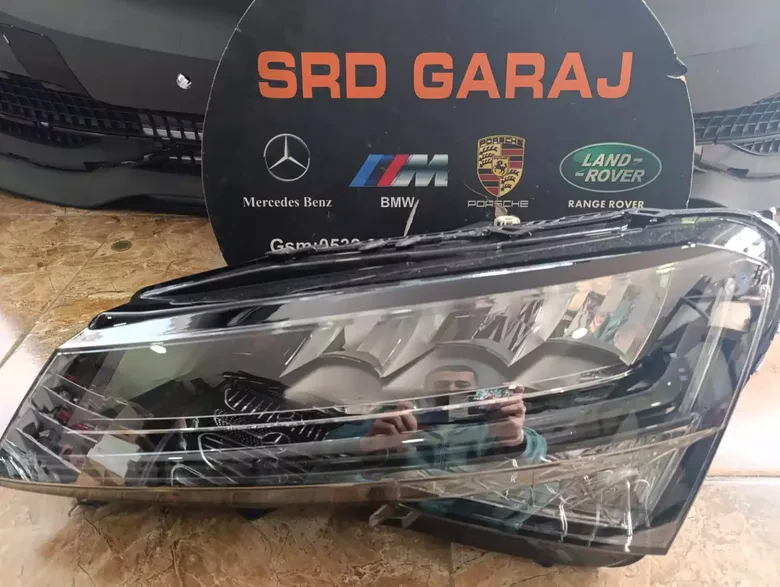 Skoda Super B 2020-21 Sol LED Far 3v1941015c Çıkma Orj