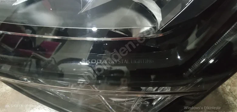 Skoda Super B Sol Ful LED Far Crystal Lıghtıng
