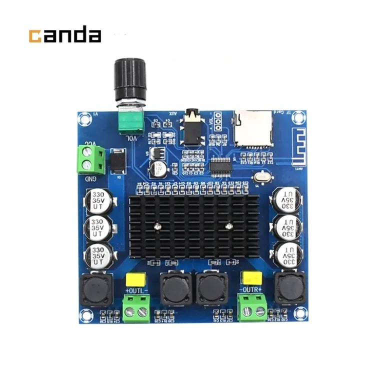 2 x 100W Bluetooth 5.0 Amfi Devresi TDA7498 TF Kart XH-A105