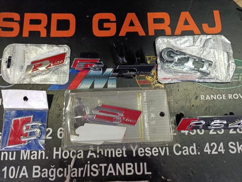 Volkswagen Audi Arma Logo Tip Yazısı