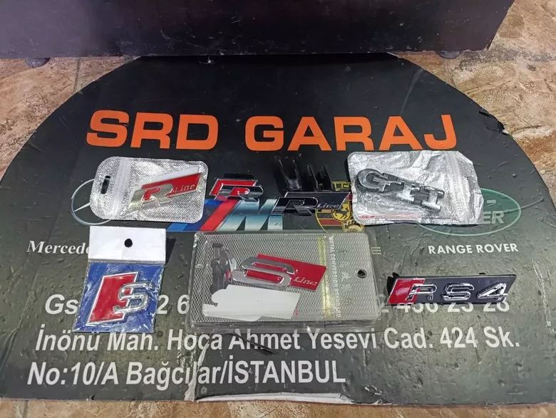 Volkswagen Audi Arma Logo Tip Yazısı