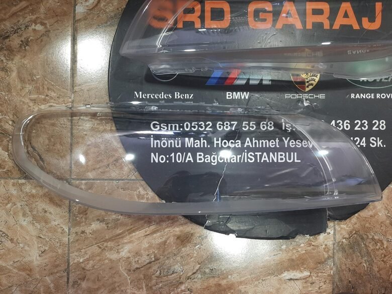 Volvo S80 Sağ Sol Far Camı