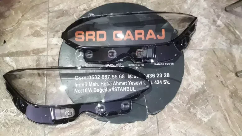 Volvo S90 Sağ Sol Far Camı