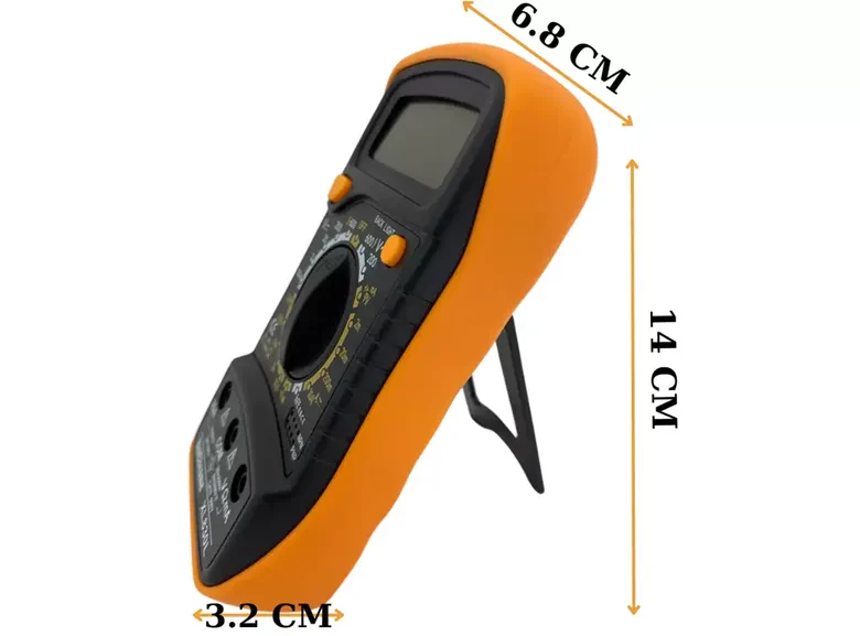Xl830l Dijital Multimetre Led Ekranlı Avometre Mini Ölçü Aleti 9v Pil Hediyeli Cep Multimetresi