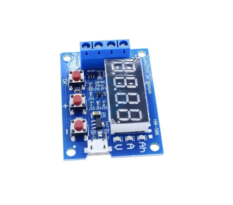 ZB2L3 Akü 18650 Lityum Pil Kapasite Ölçer Test Cihazı 1.5-15V 3A