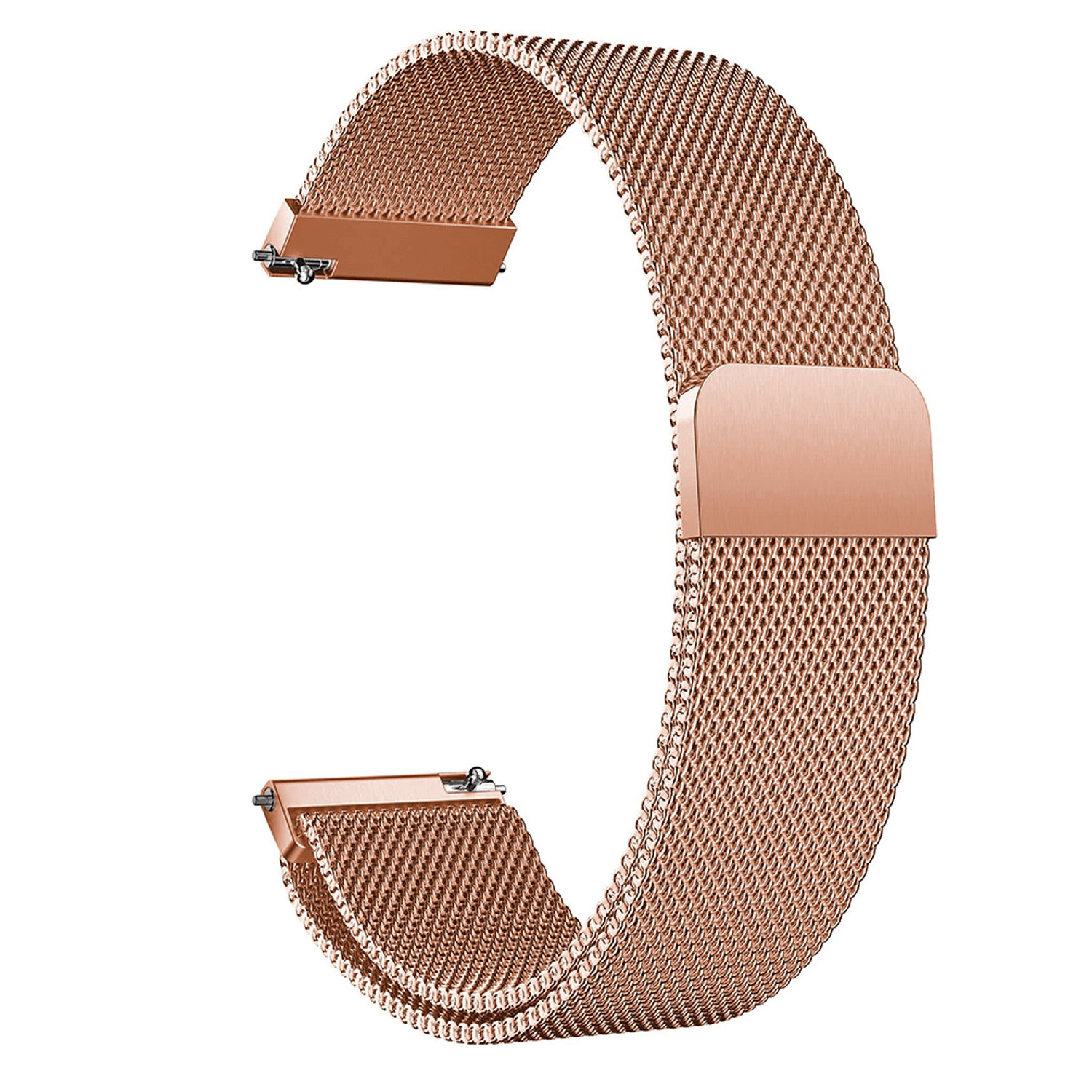 Microsonic Amazfit GTS 2 42mm Milanese Loop Kordon Rose Gold