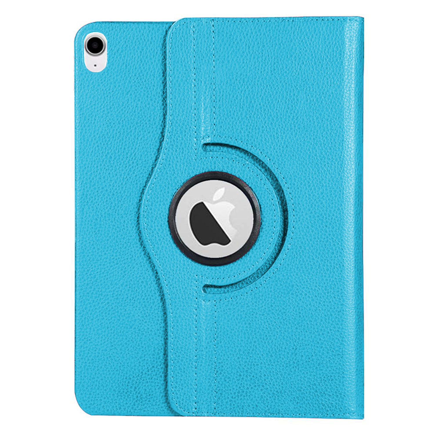 Microsonic Apple iPad Air 11 2026 Kılıf (A3459-A3460) 360 Rotating Stand Deri Mavi