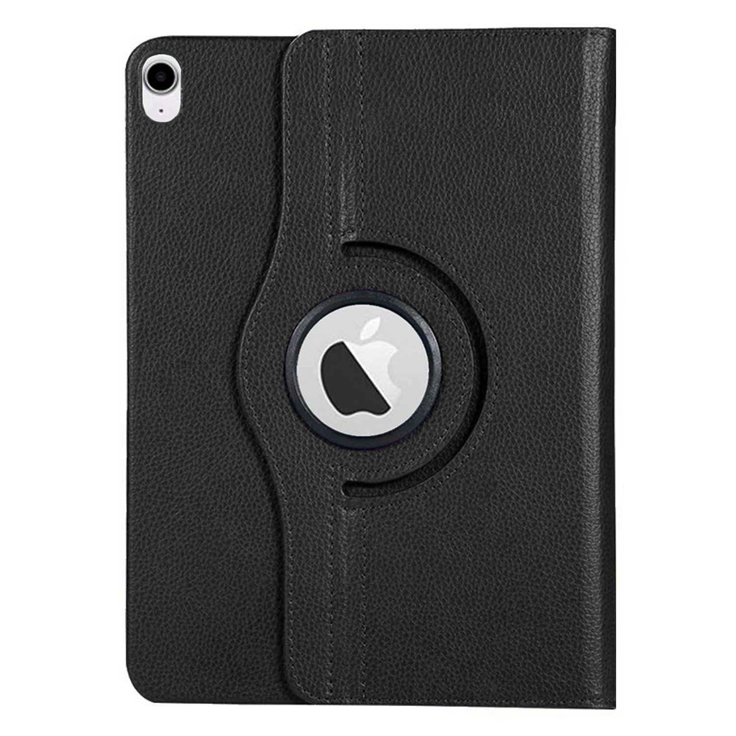 Microsonic Apple iPad Air 11 2026 Kılıf (A3459-A3460) 360 Rotating Stand Deri Siyah