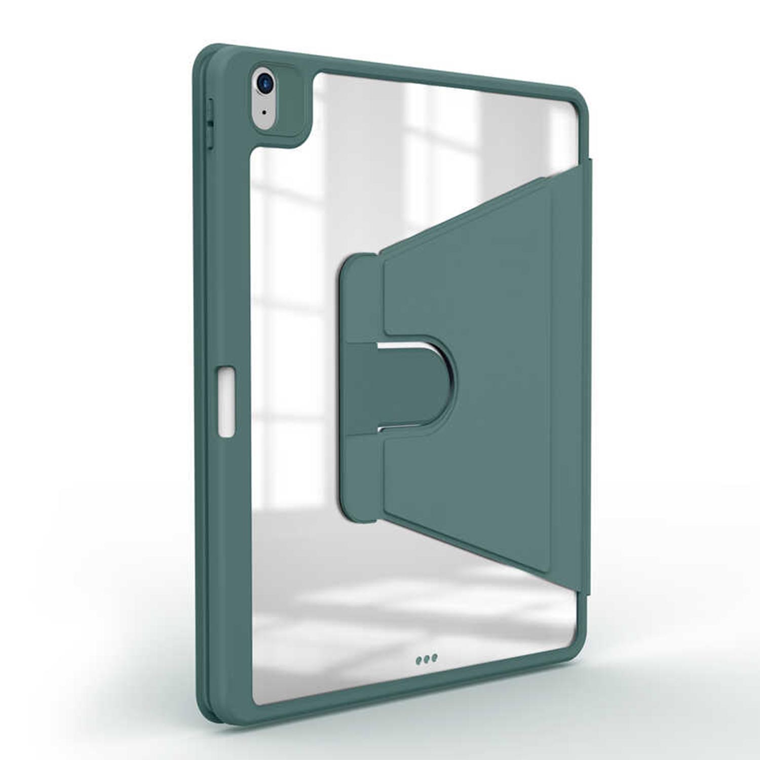Microsonic Apple iPad Air 11 2026 Kılıf (A3459-A3460) Regal Folio Koyu Yeşil