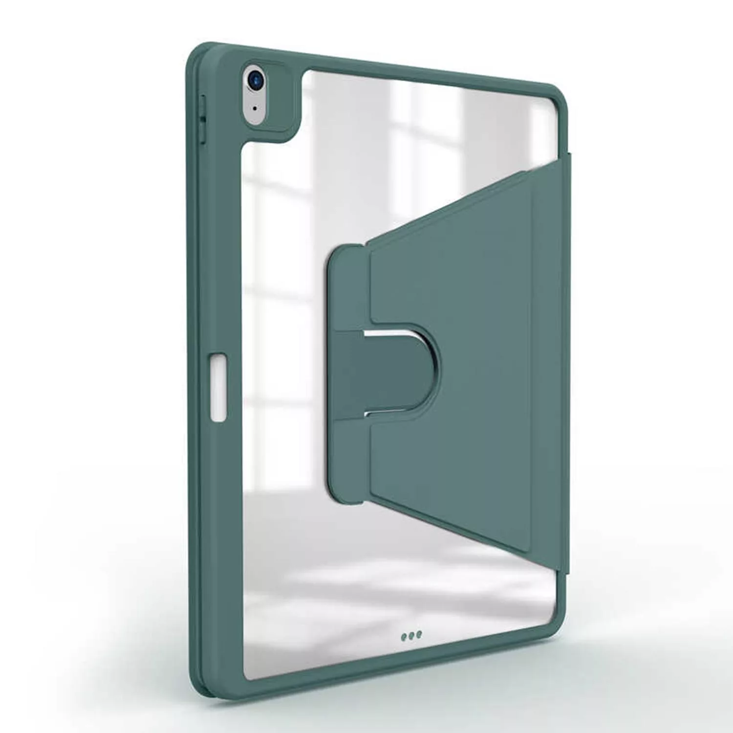 Microsonic Apple iPad Air 11 2026 Kılıf (A3459-A3460) Regal Folio Koyu Yeşil