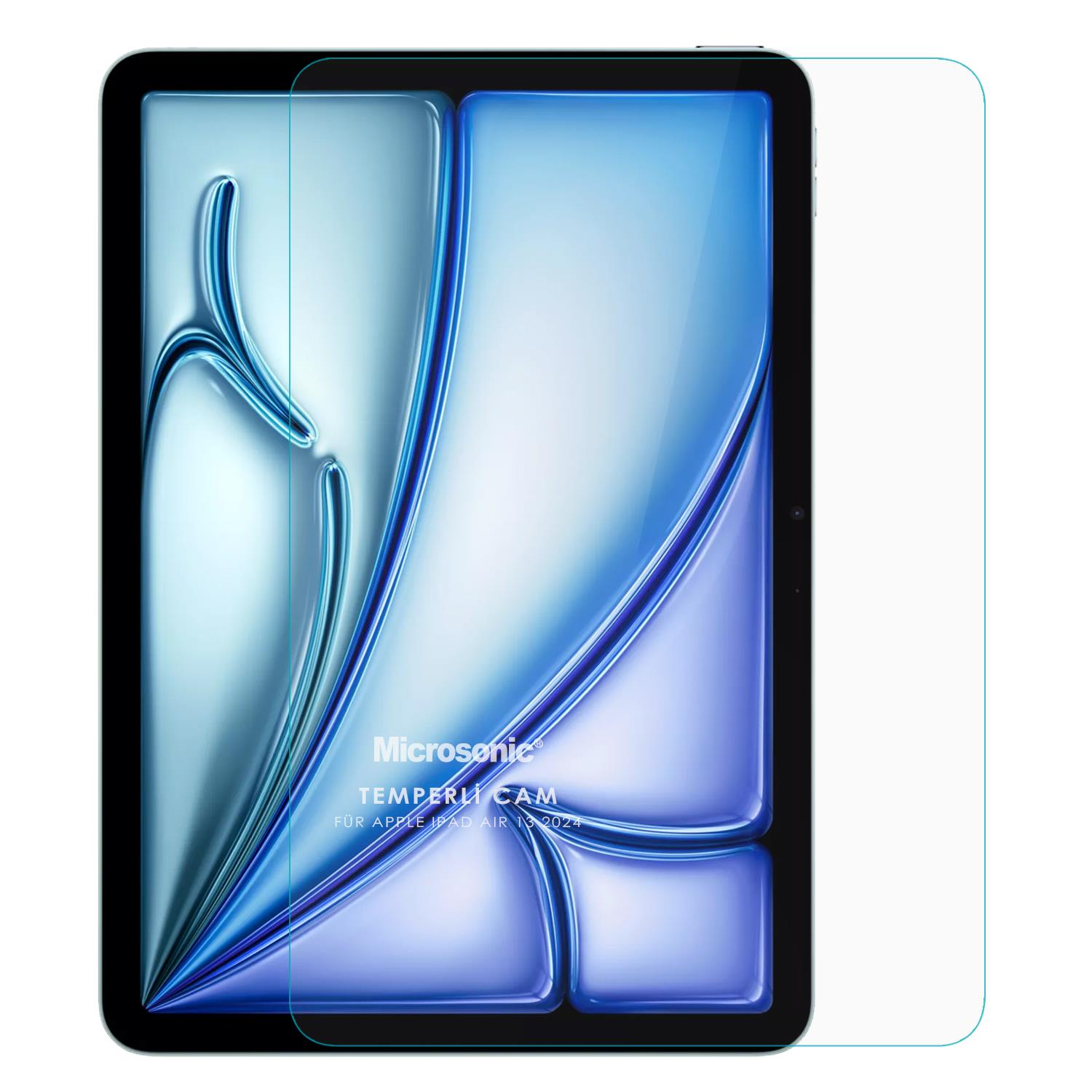 Microsonic Apple iPad Air 13 2026 (A3461-A3462) Tempered Glass Cam Ekran Koruyucu