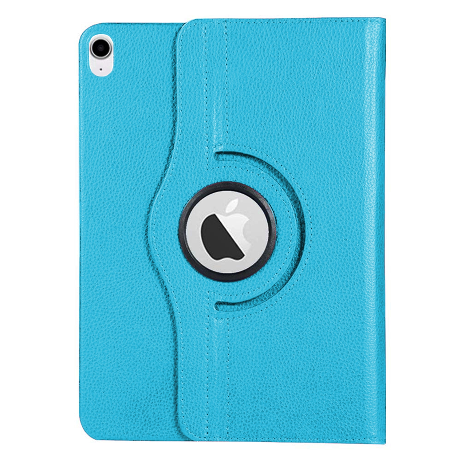 Microsonic Apple iPad Air 13 2026 Kılıf (A3461-A3462) 360 Rotating Stand Deri Mavi