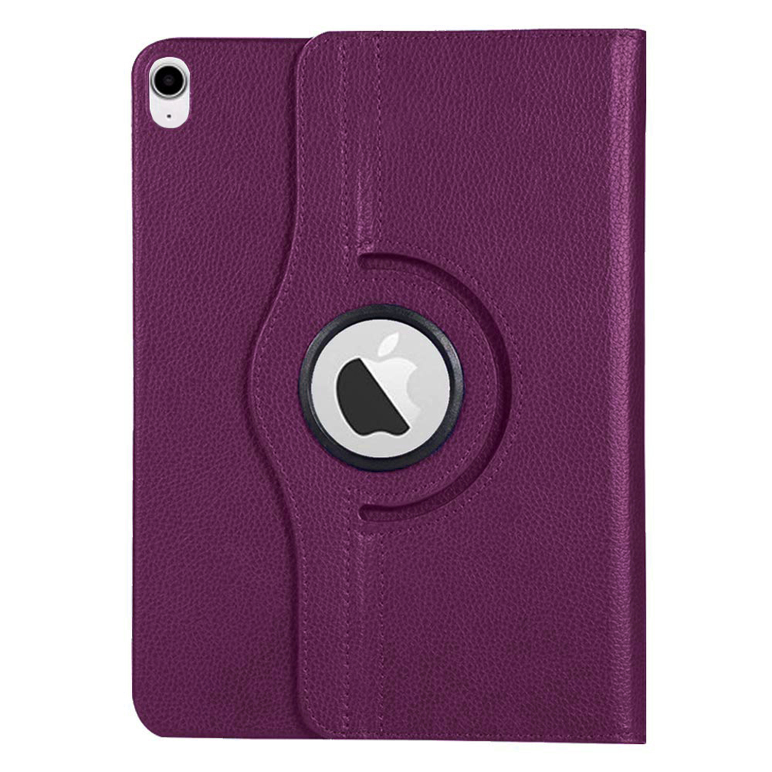 Microsonic Apple iPad Air 13 2026 Kılıf (A3461-A3462) 360 Rotating Stand Deri Mor