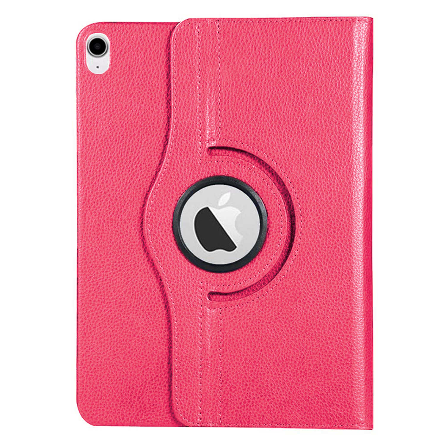 Microsonic Apple iPad Air 13 2026 Kılıf (A3461-A3462) 360 Rotating Stand Deri Pembe